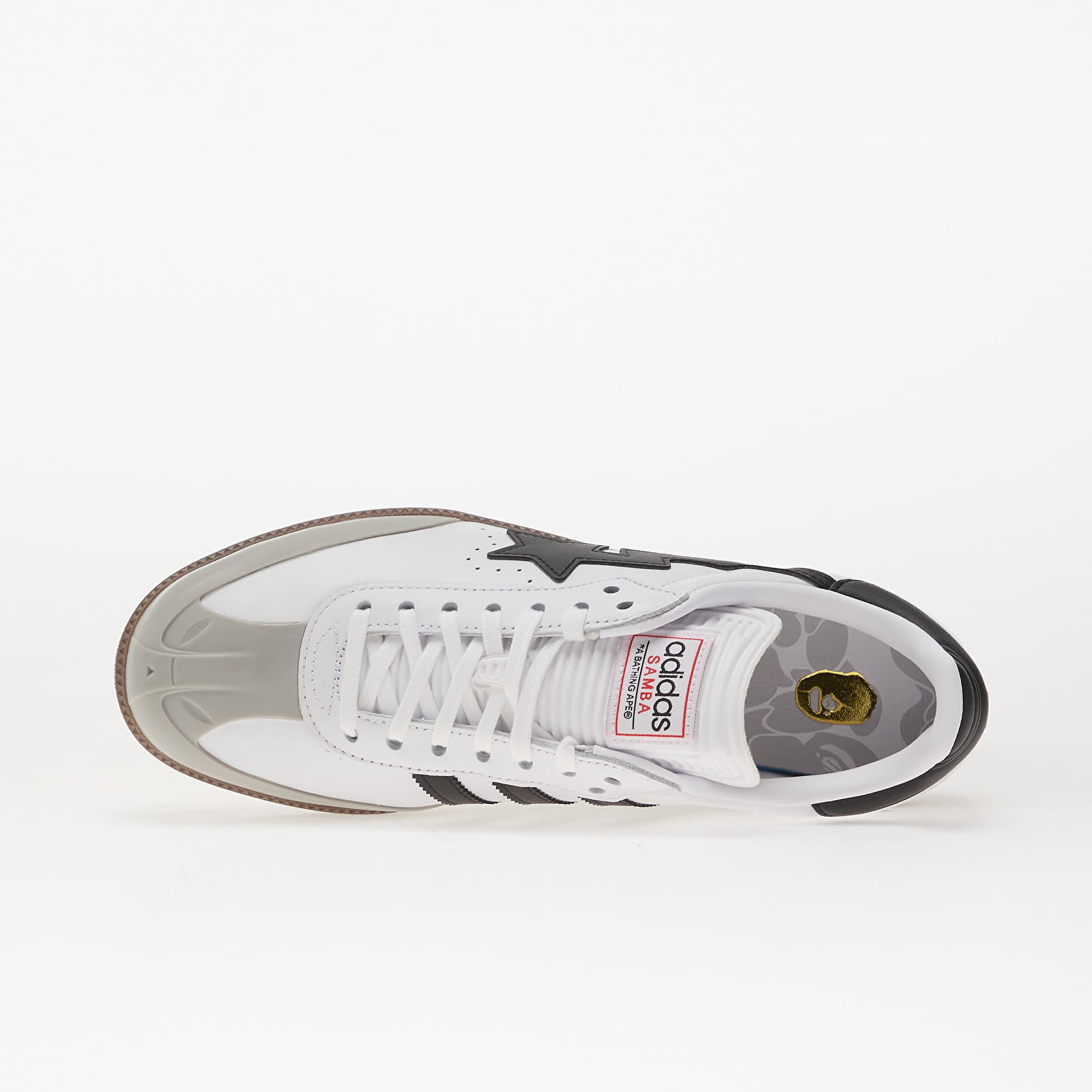 Мъжки кецове и обувки adidas x Bape Samba Ftw White/ Core Black/ Gum5
