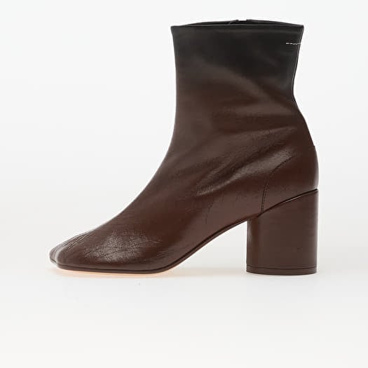 MM6 Shoes Show Ankle Boot Black/ Sable