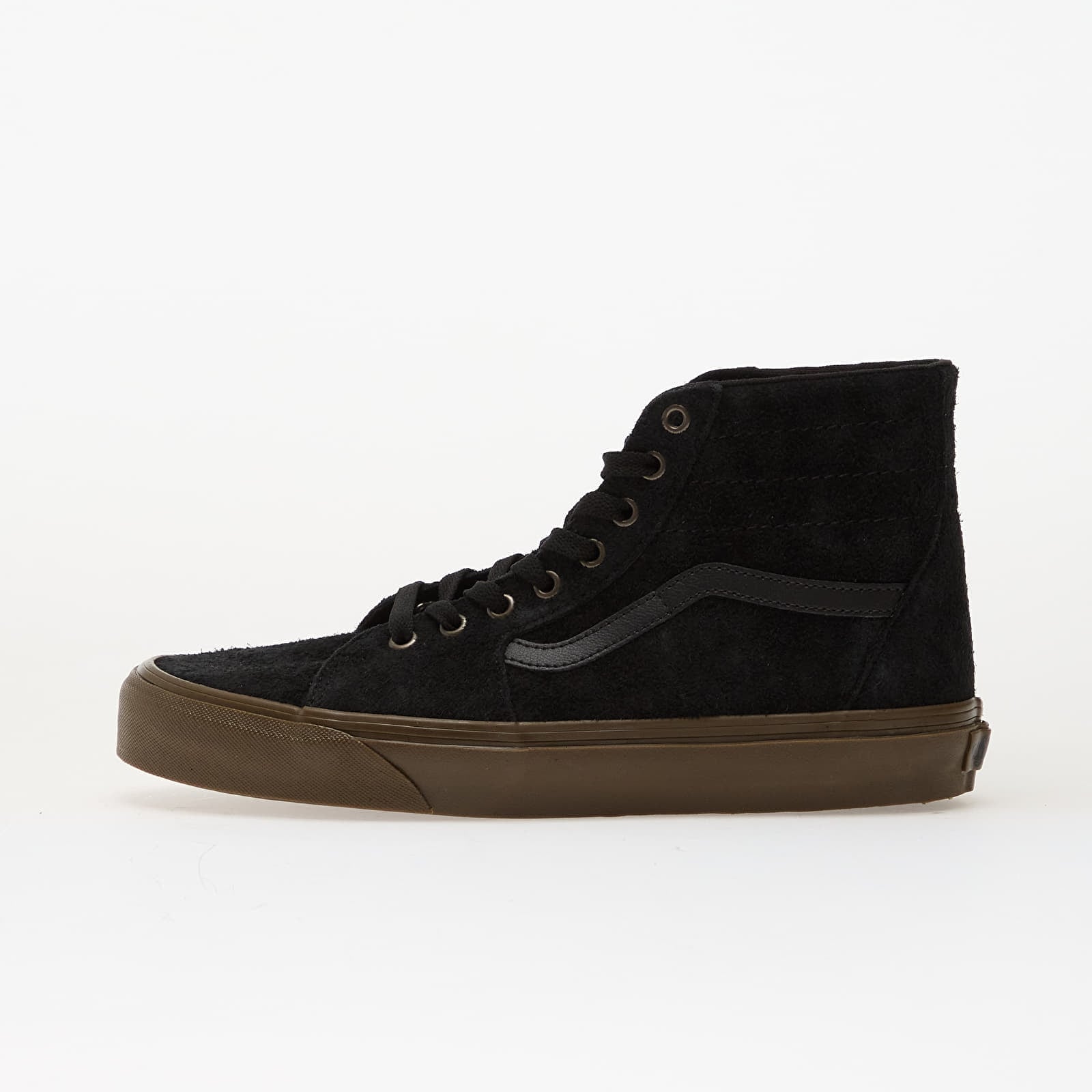 Levně Tenisky Vans SK8-Hi Tapered Hairy Suede Black/ Gum