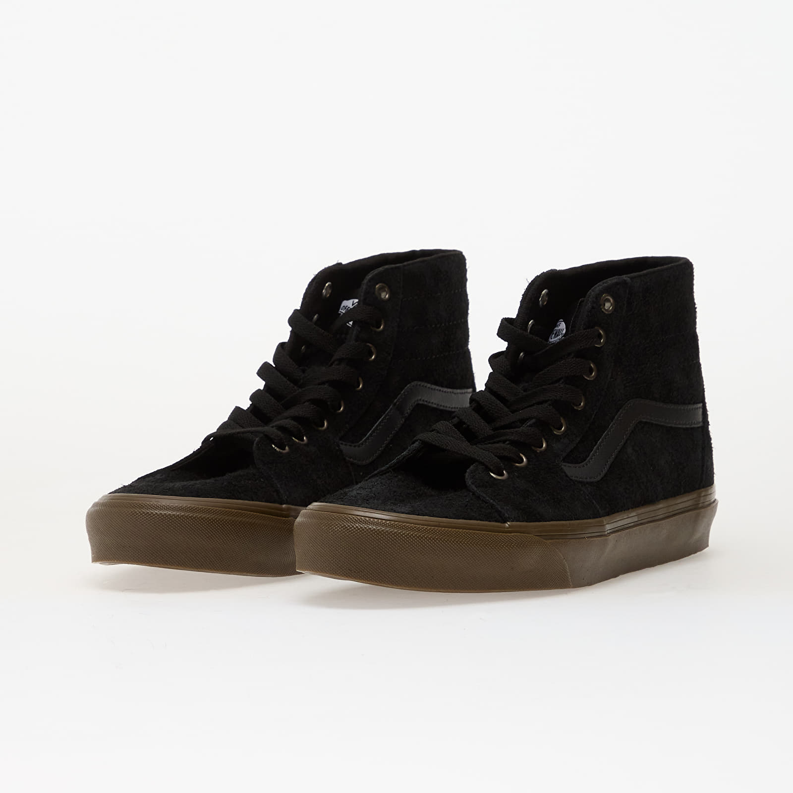 Buty męskie Vans SK8-Hi Tapered Hairy Suede Black/ Gum