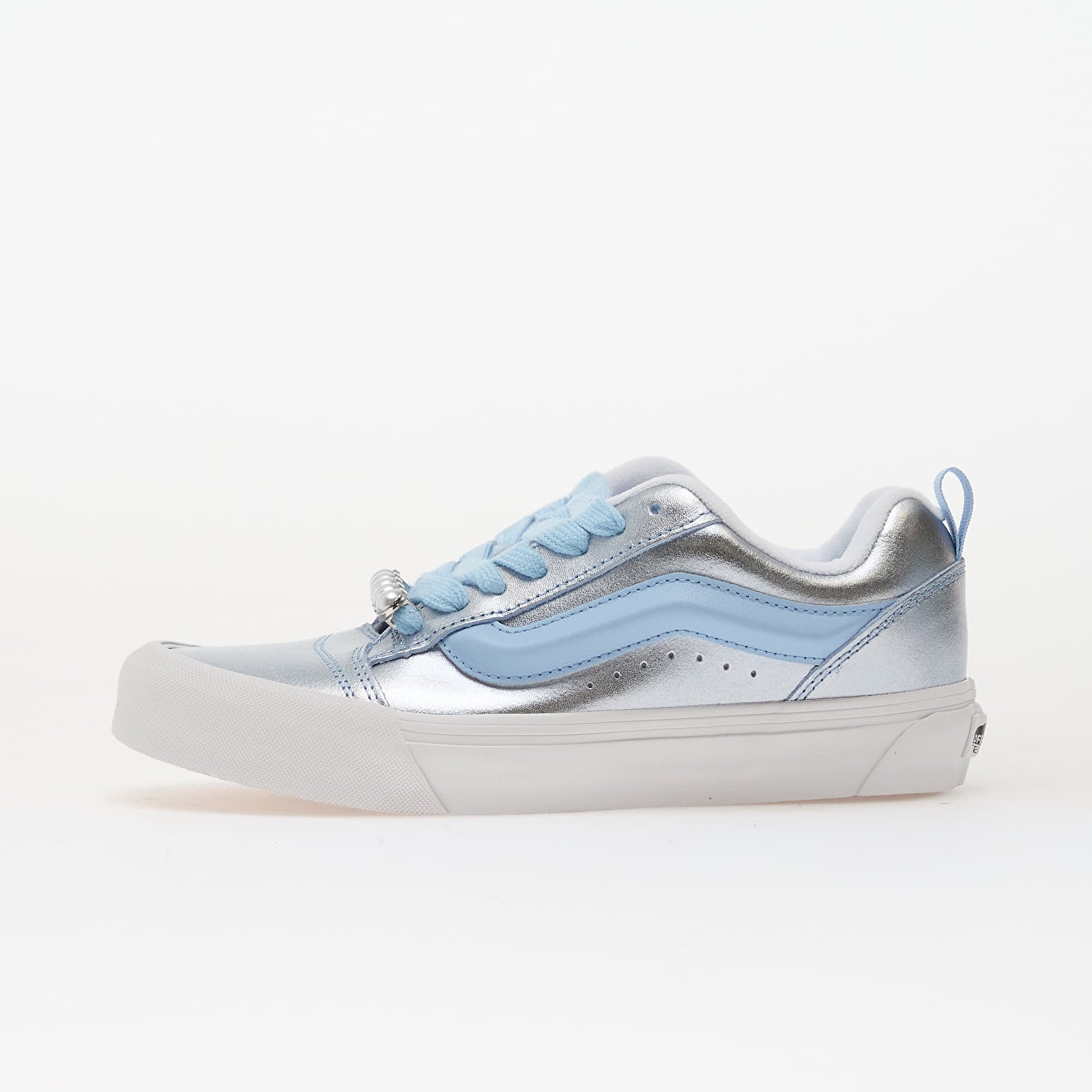 Levně Tenisky Vans Knu Skool Metallic Leather Cloud Blue