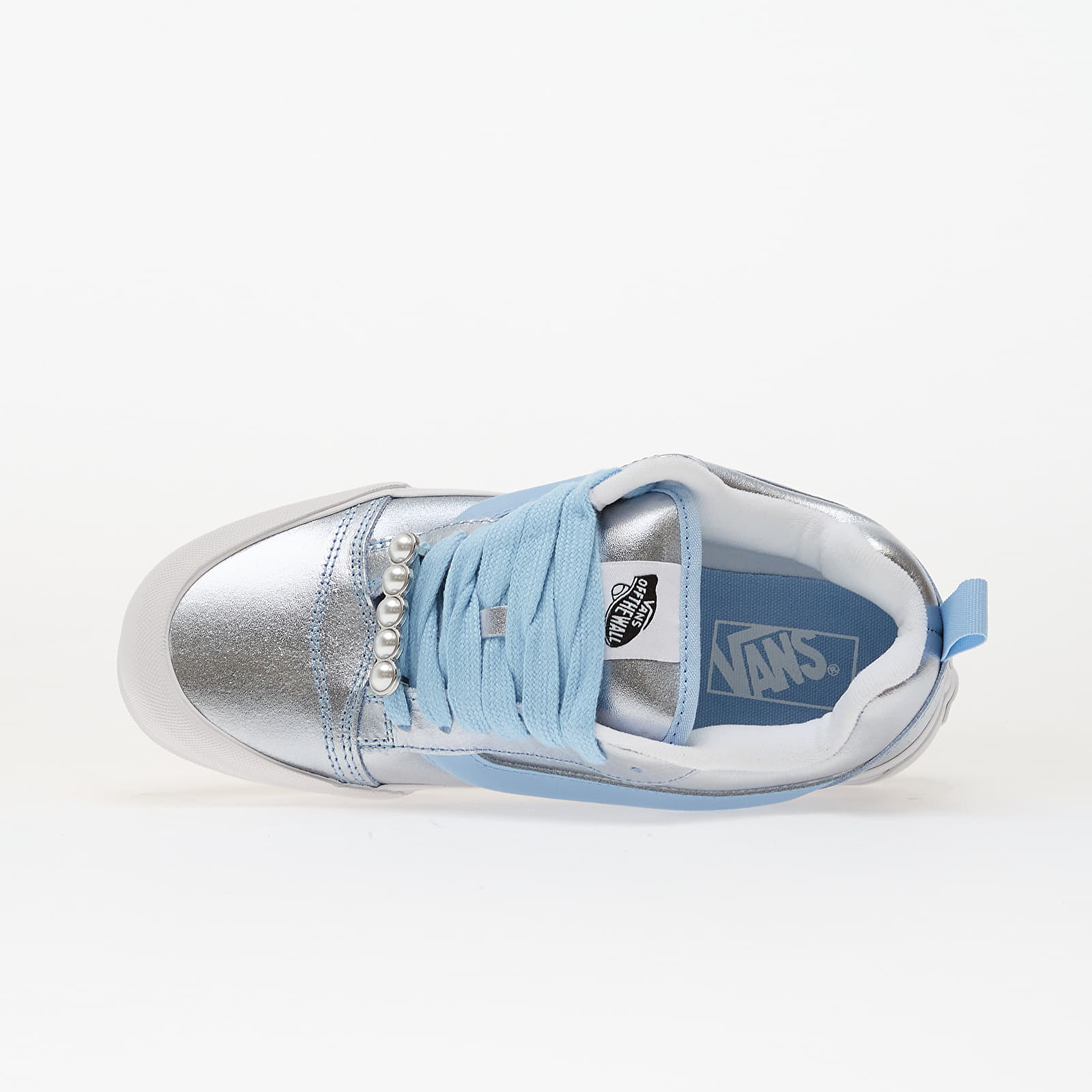 Мъжки кецове и обувки Vans Knu Skool Metallic Leather Cloud Blue