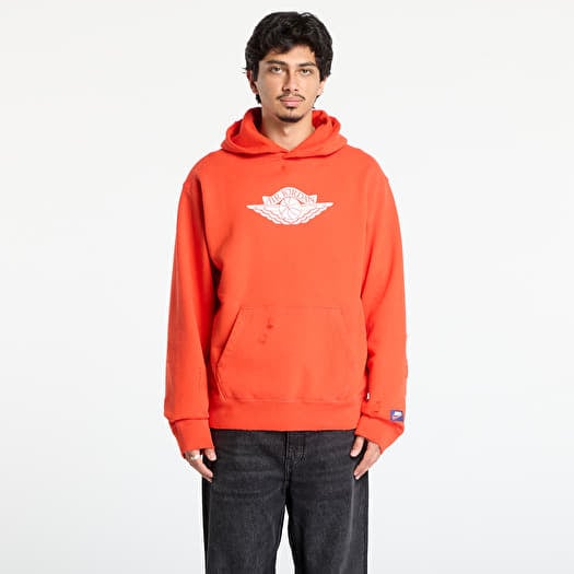 Jordan Rare Air Men's Fleece Pullover Hoodie Chile Red