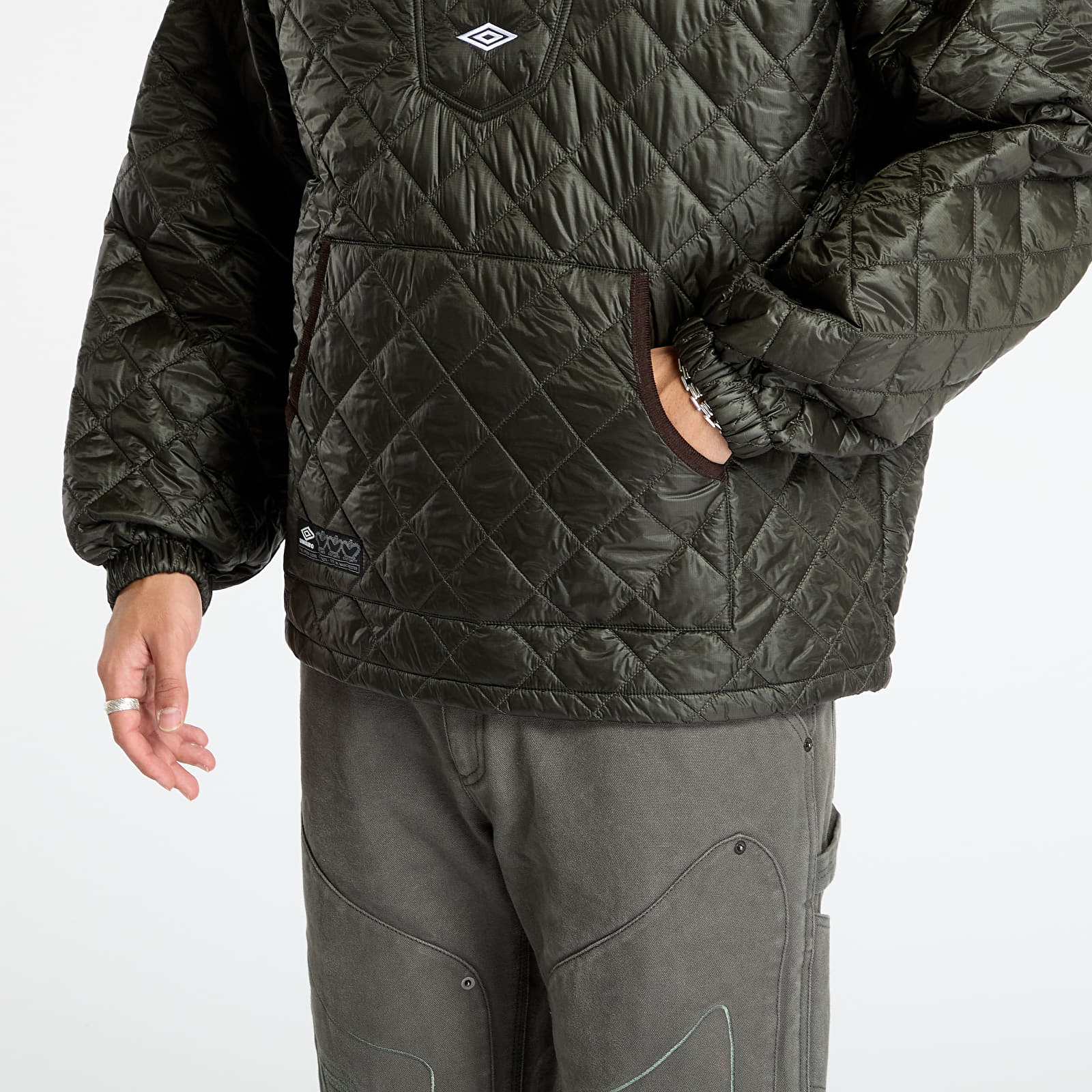 Takit Umbro Masked Diamond Anorak Dark Olive