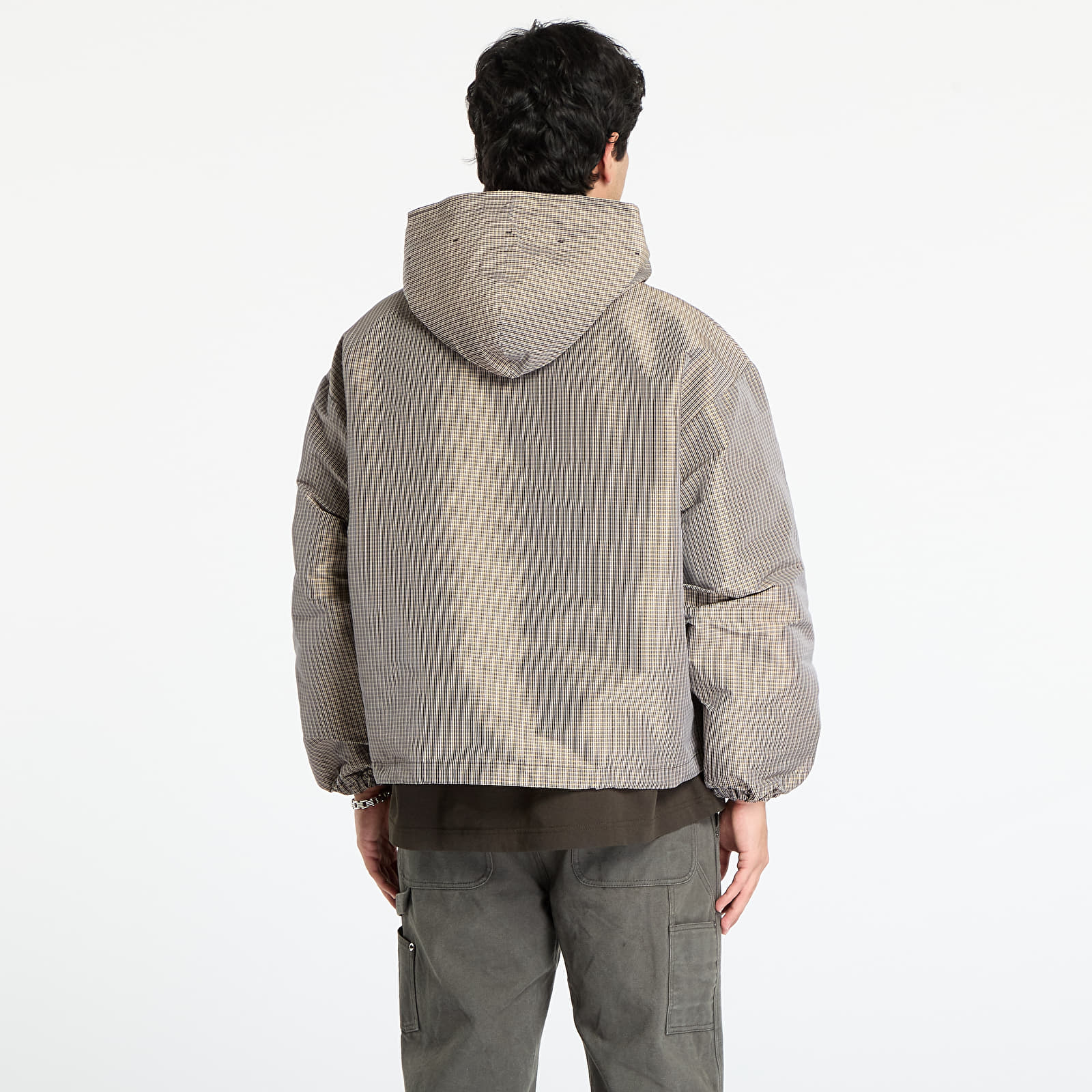 Takit Umbro Masked Check Anorak Beige/ Black