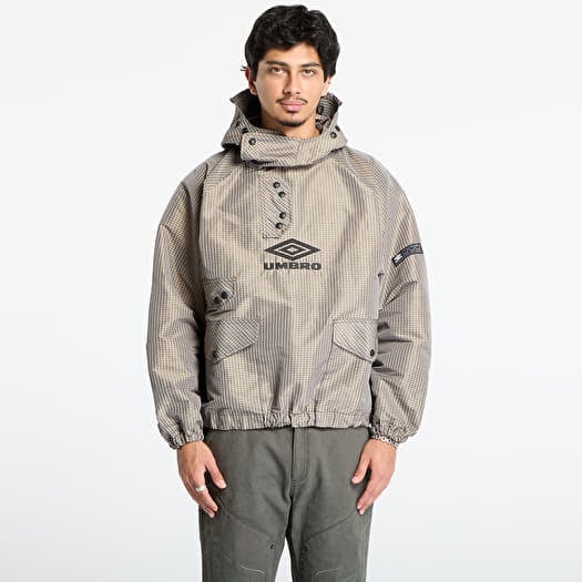 Umbro Smock Check Anorak Beige/ Black