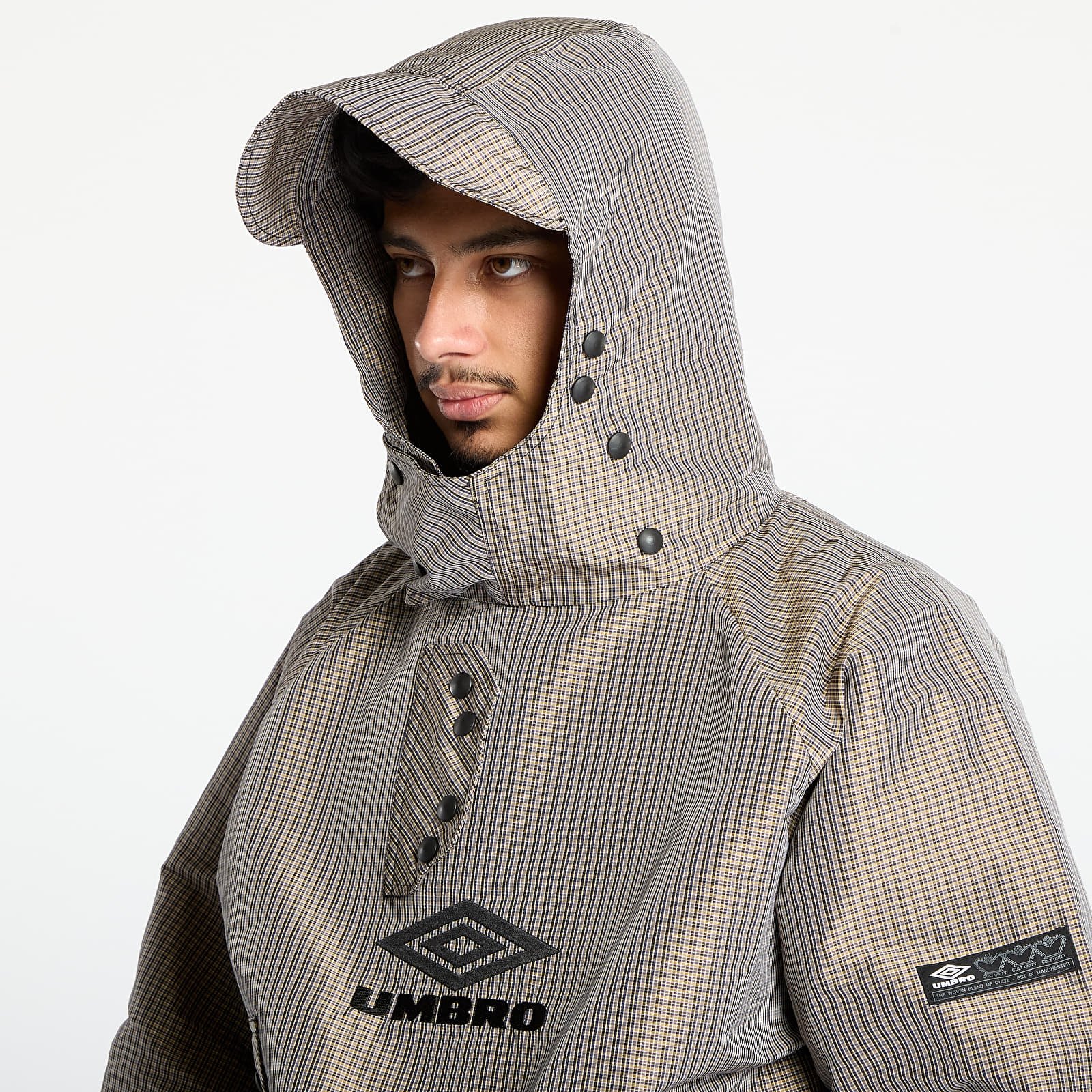 Jakne  Umbro Smock Check Anorak Beige/ Black