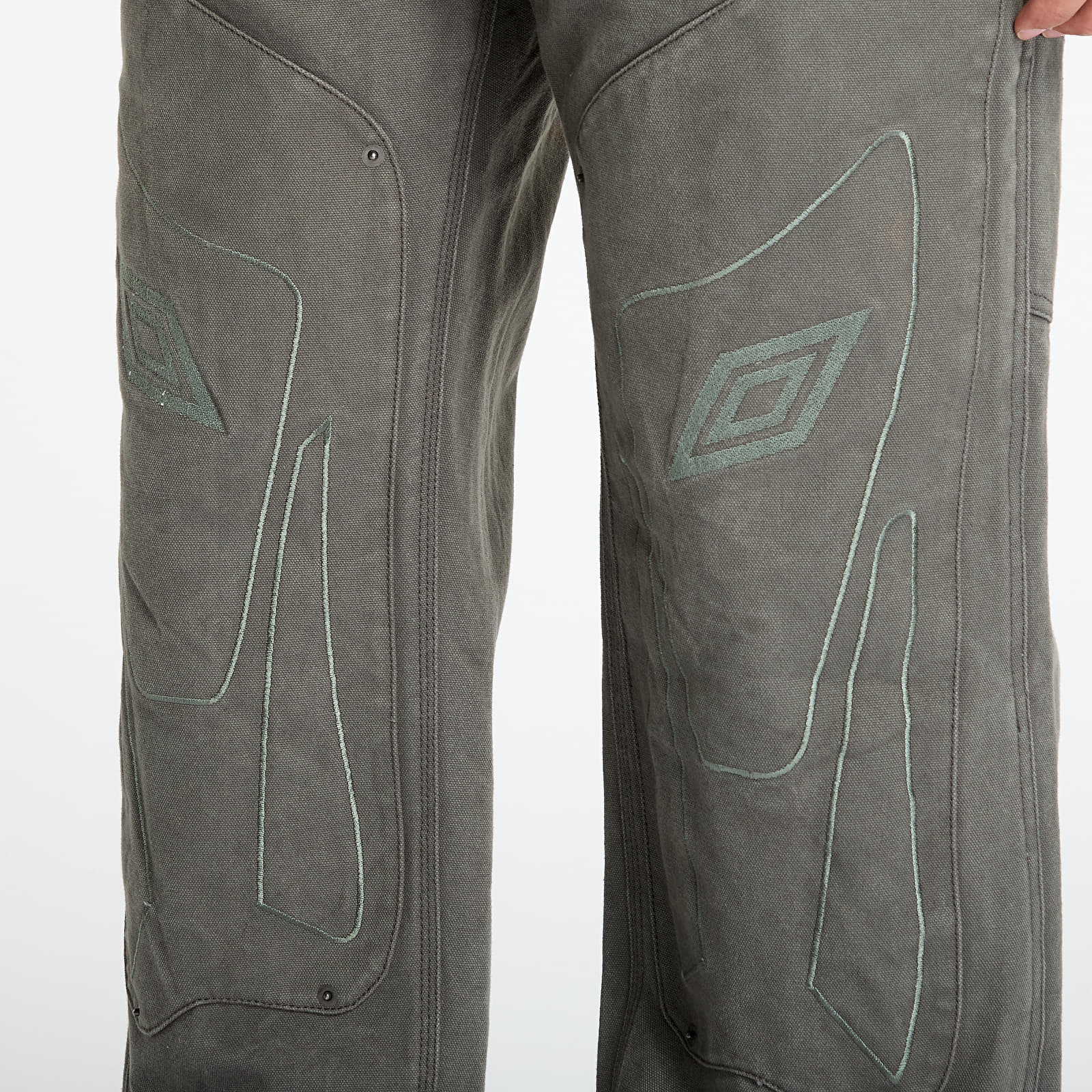 Housut Umbro Shinguard Canvas Pants Dark Olive