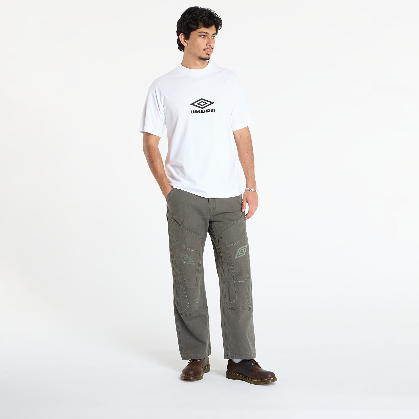 Housut Umbro Shinguard Canvas Pants Dark Olive