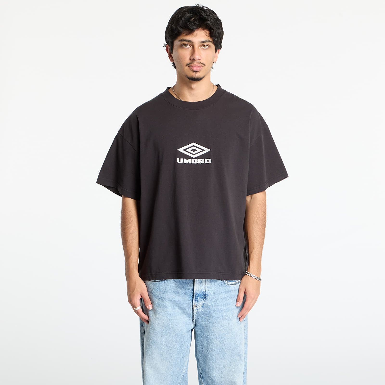 Tricou Umbro Og Logo T-Shirt Washed Black XL