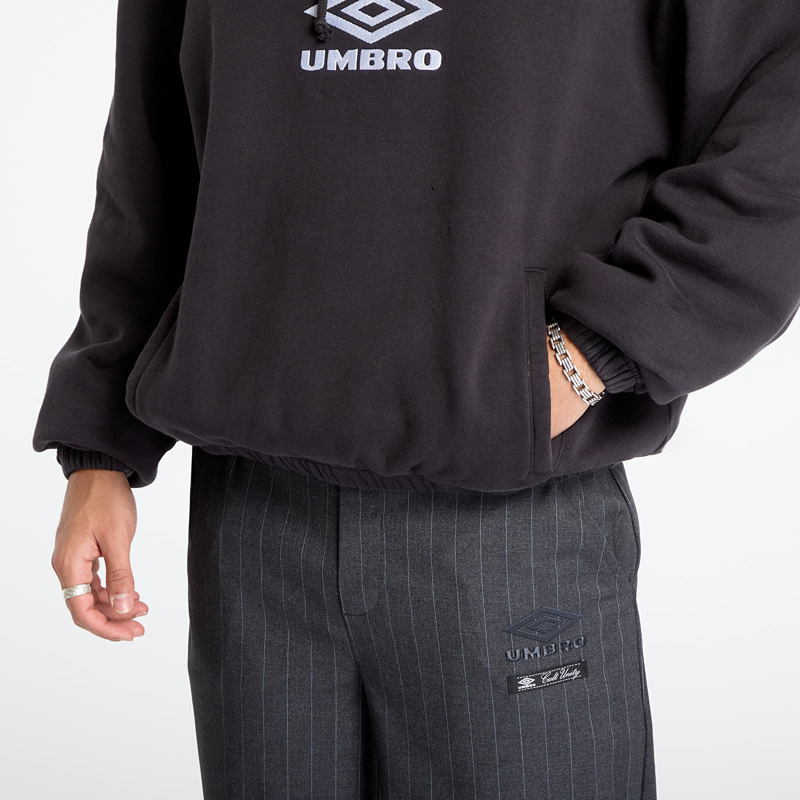 Puloverji   Umbro Og Logo Mask Hoodie Washed Black