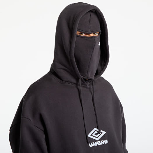 Hoodies and sweatshirts Umbro Og Logo Mask Hoodie Washed Black
