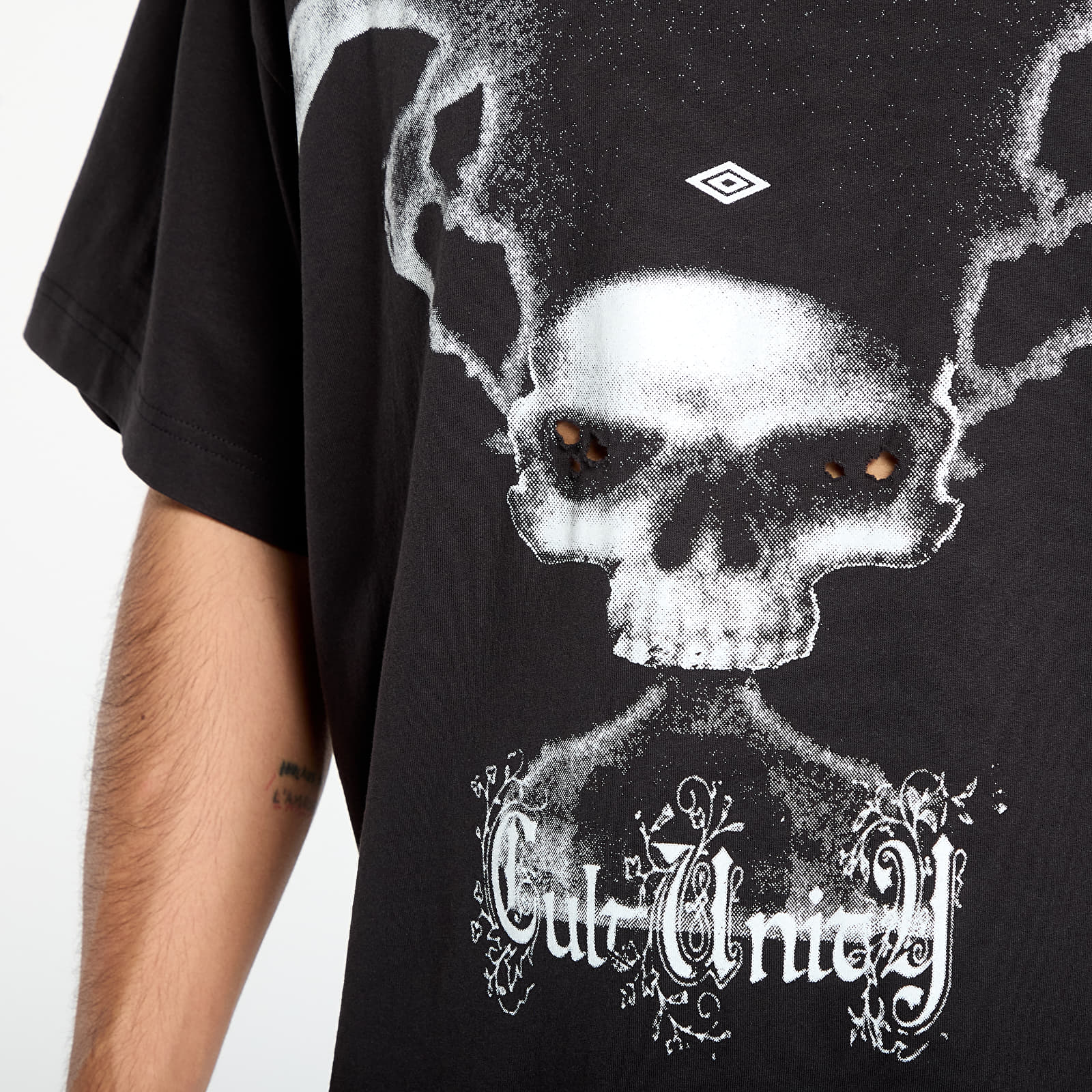 T-shirts Umbro Lasered Jester T-Shirt Black