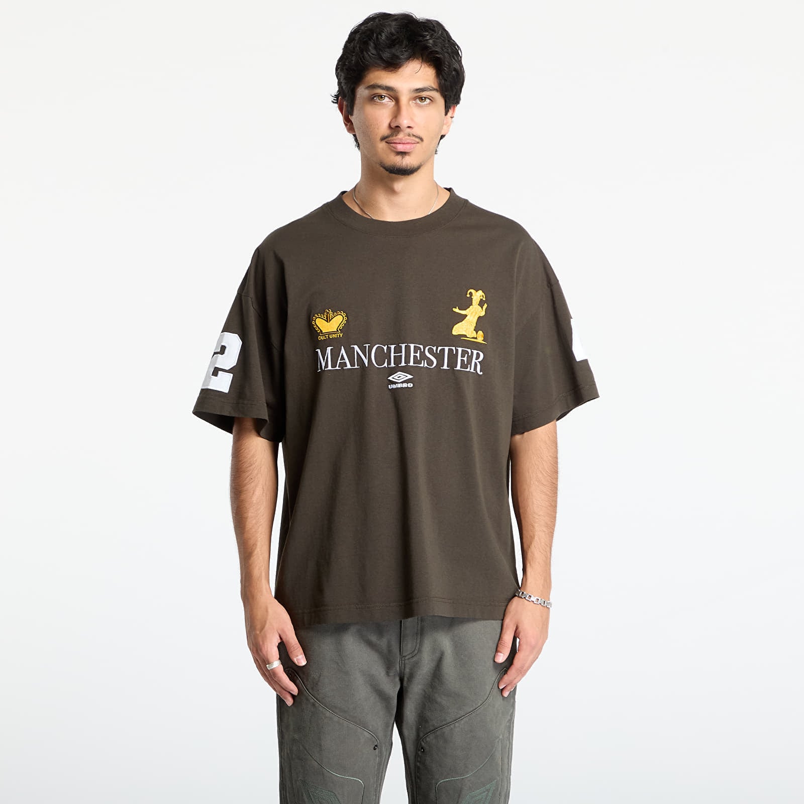 Tricou Umbro Manc T-Shirt Dark Olive M
