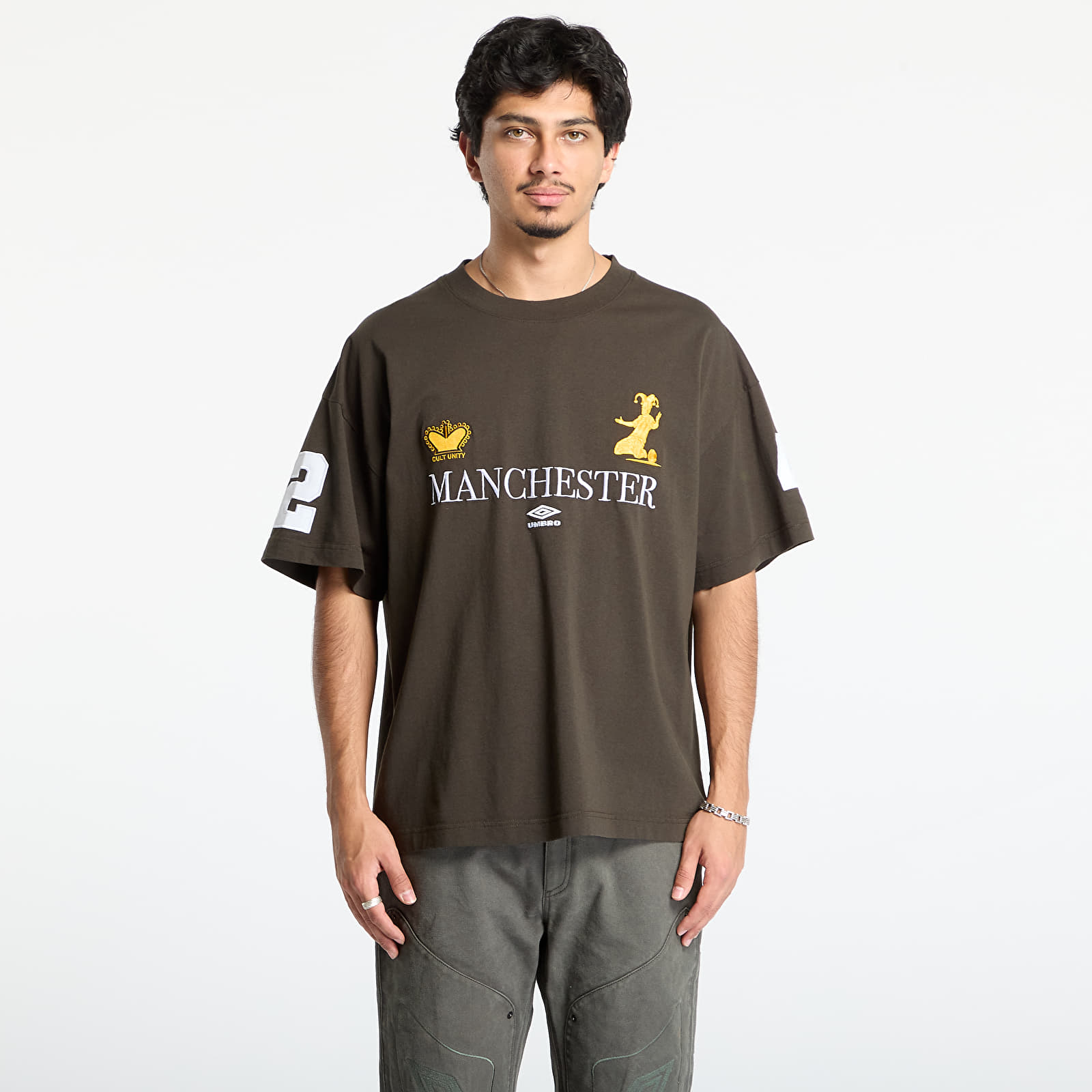 T-shirts Umbro Manc T-Shirt Dark Olive