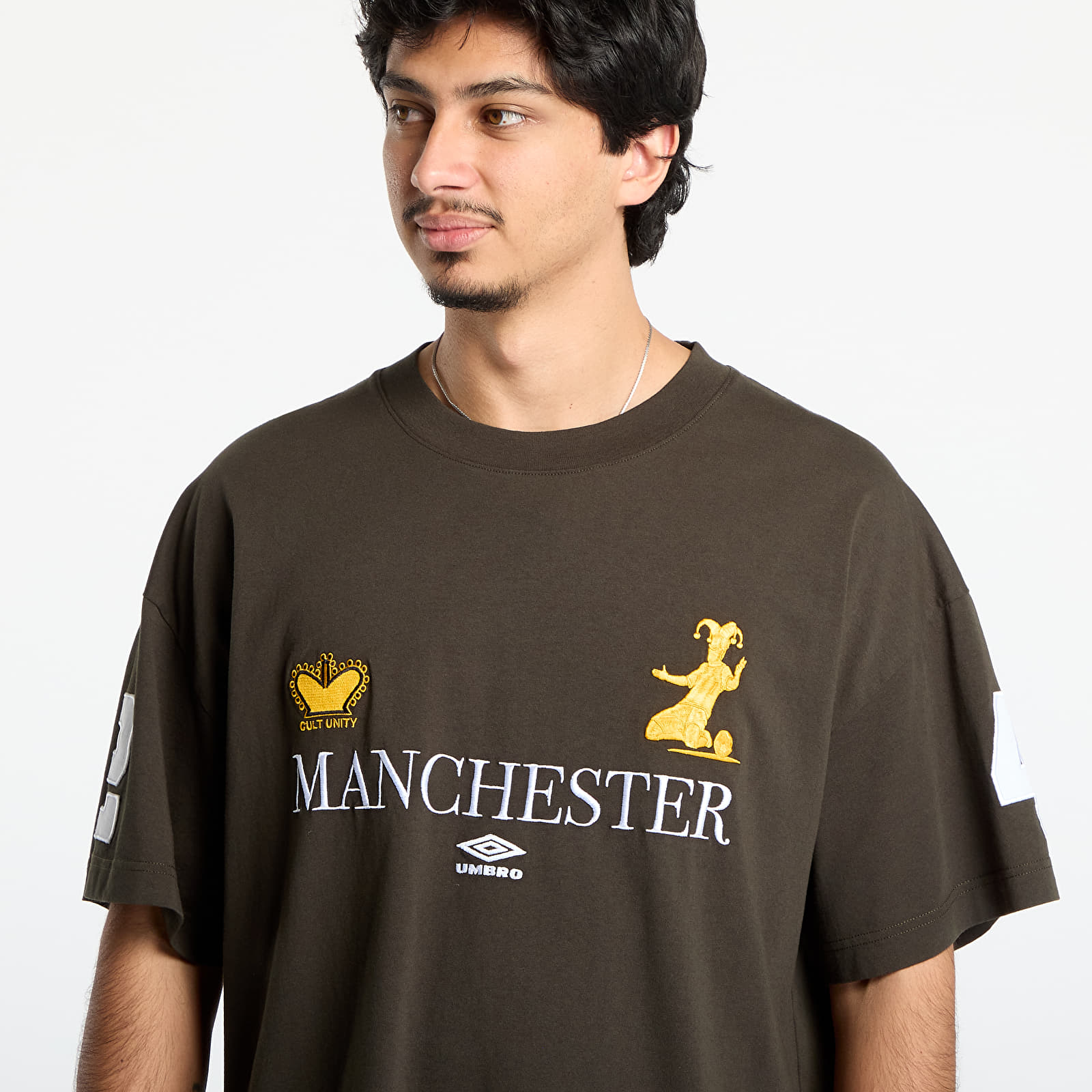 T-shirts Umbro Manc T-Shirt Dark Olive