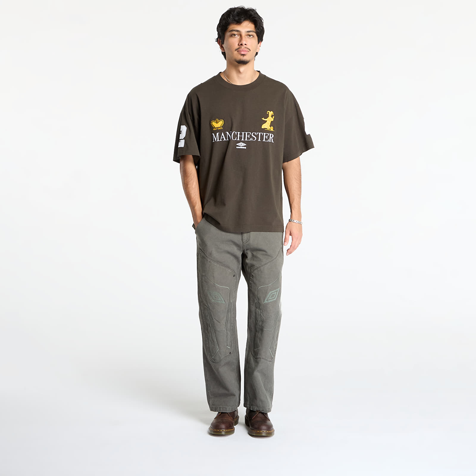 T-shirts Umbro Manc T-Shirt Dark Olive
