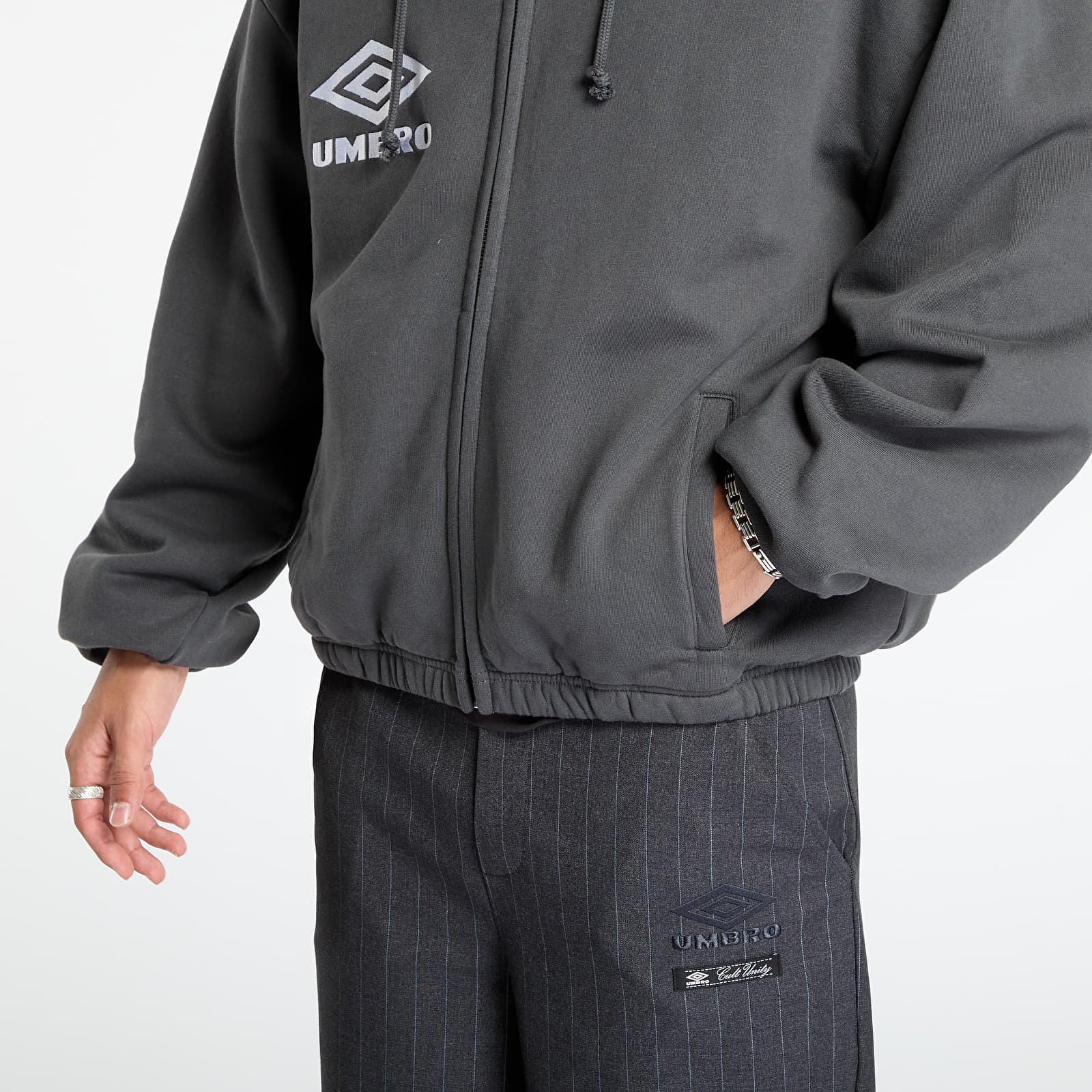 Puloverji   Umbro Fur Masked Hoodie Dark Grey
