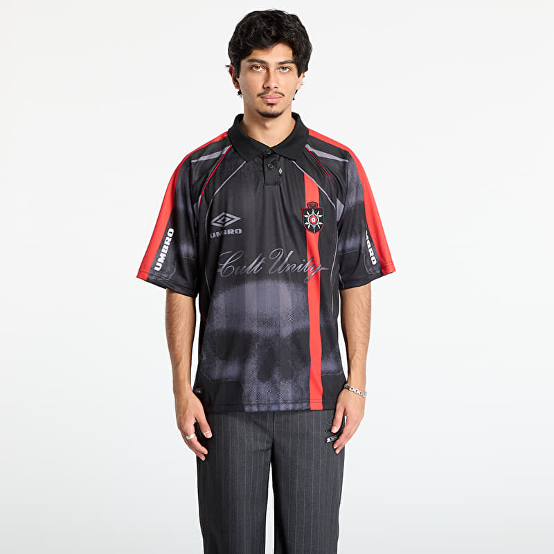 Футболка Umbro 01 03 Polo Black/ Red
