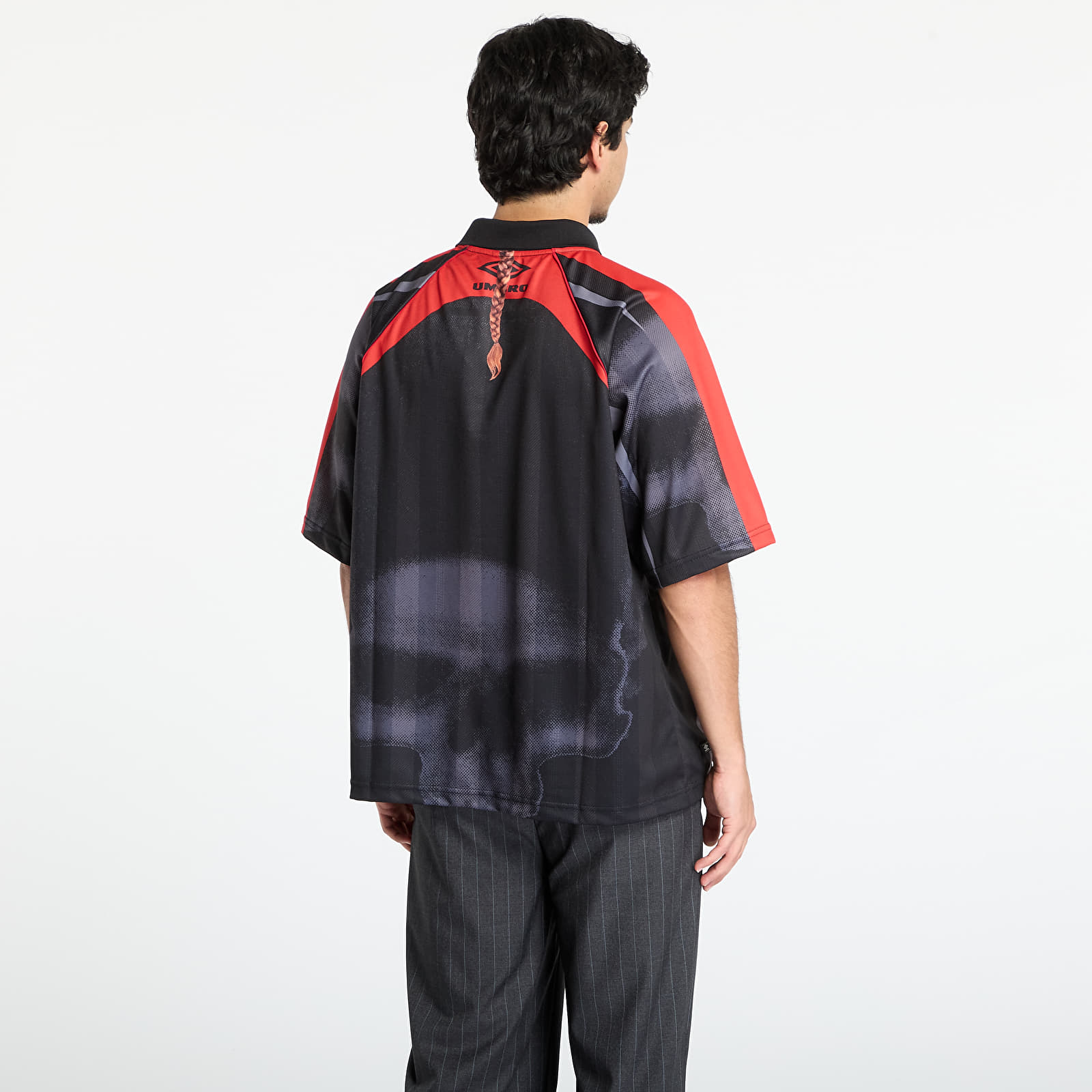 T-paidat Umbro 01 03 Polo Black/ Red