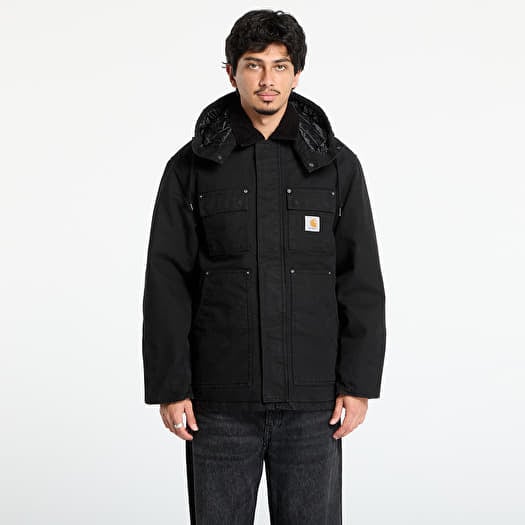 Carhartt WIP Ambel Coat UNISEX  Black/ Black Stone Washed