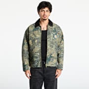 Carhartt WIP OG Detroit Jacket Camo UNISEX Combi/ Green/ Black Stone Washed
