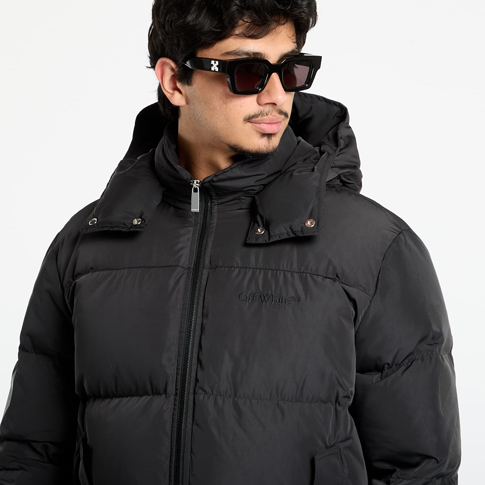 Jackets Off-White Diag Arrow Down Jacket Black/ Black