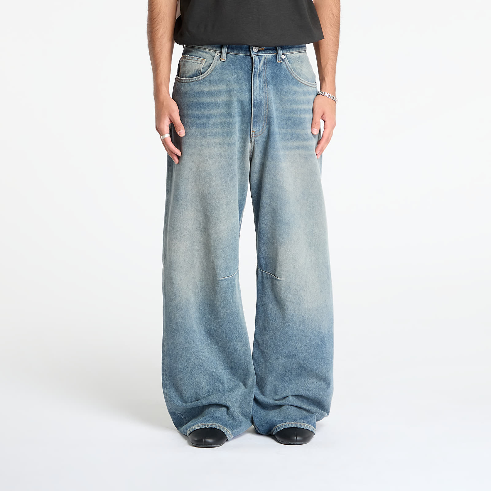 Blugi MM6 Maison Margiela Pants 5 Pockets Medium Blue 34