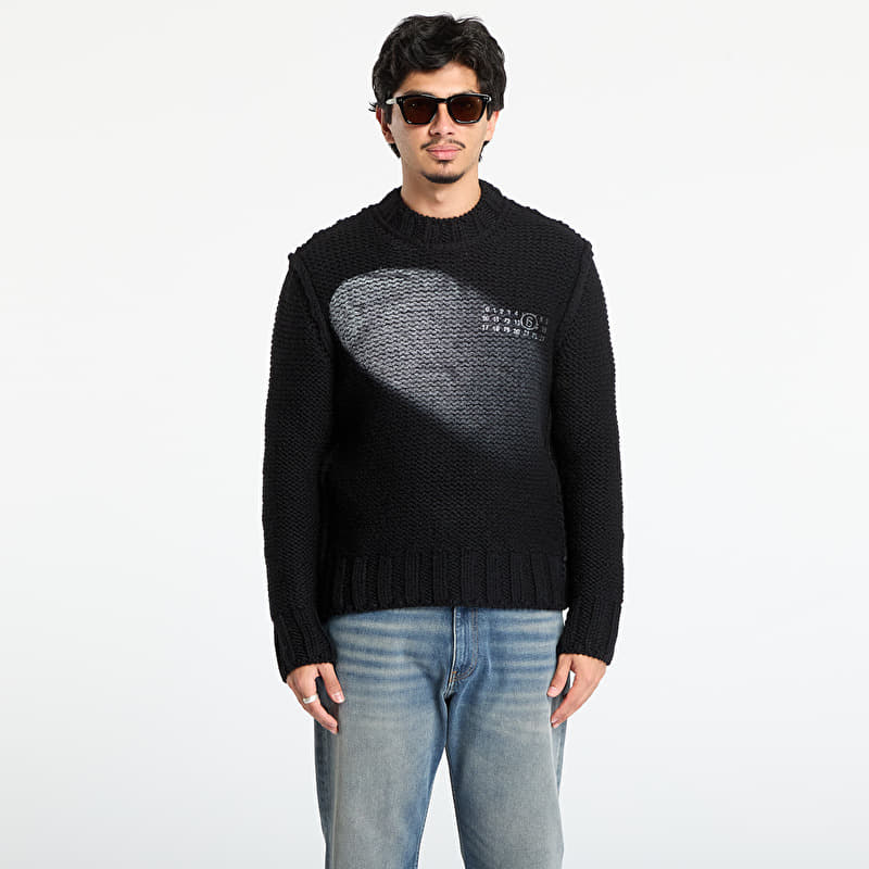 Genser MM6 Maison Margiela Crewneck Black