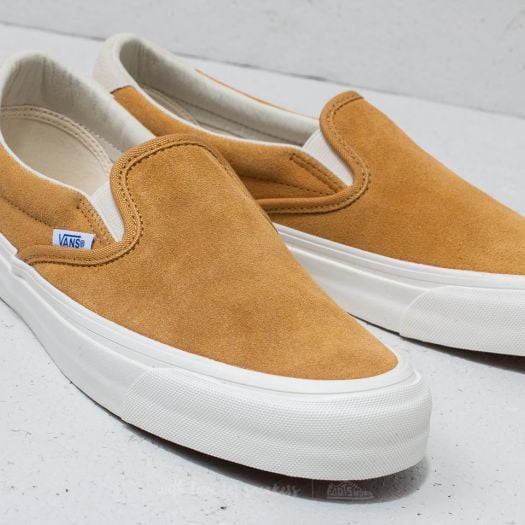 Mustard slip on vans new arrivals
