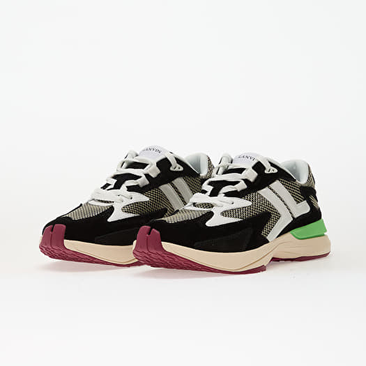 Men's shoes Lanvin Sneakers Jla Black/ Green (FU-SKAK02-NASU-E25