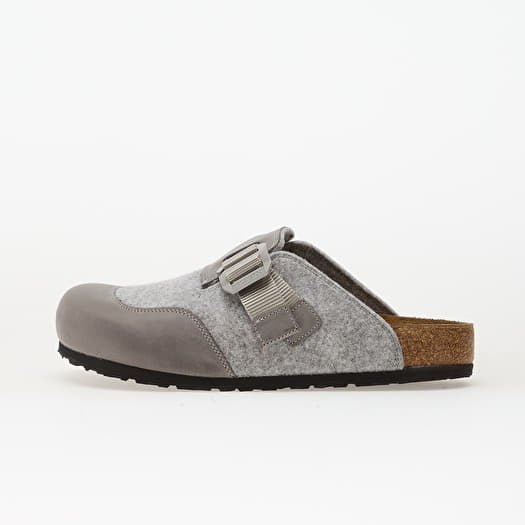 Birkenstock Boston Nova Felt Leather/ Textile/ Felt Stone Coin