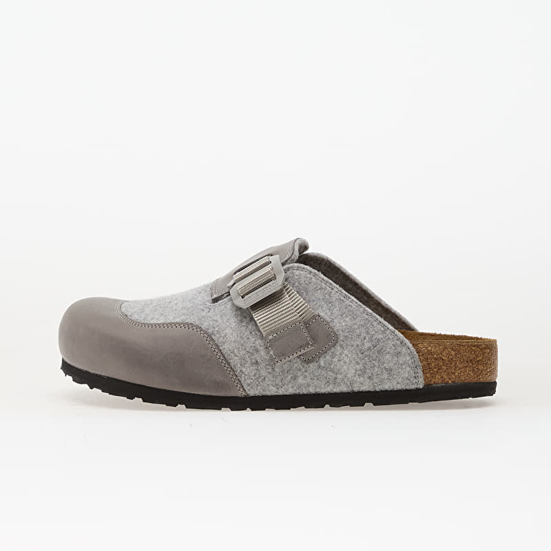 Birkenstock Boston Nova Felt Leather/ Textile/ Felt Stone Coin
