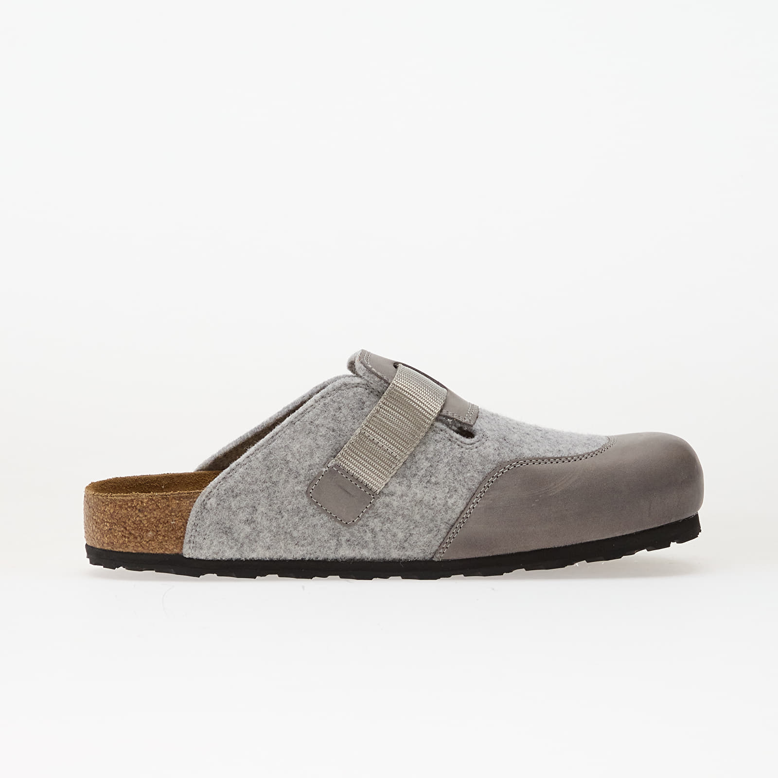 Moški čevlji Birkenstock Boston Nova Felt Leather/ Textile/ Felt Stone Coin
