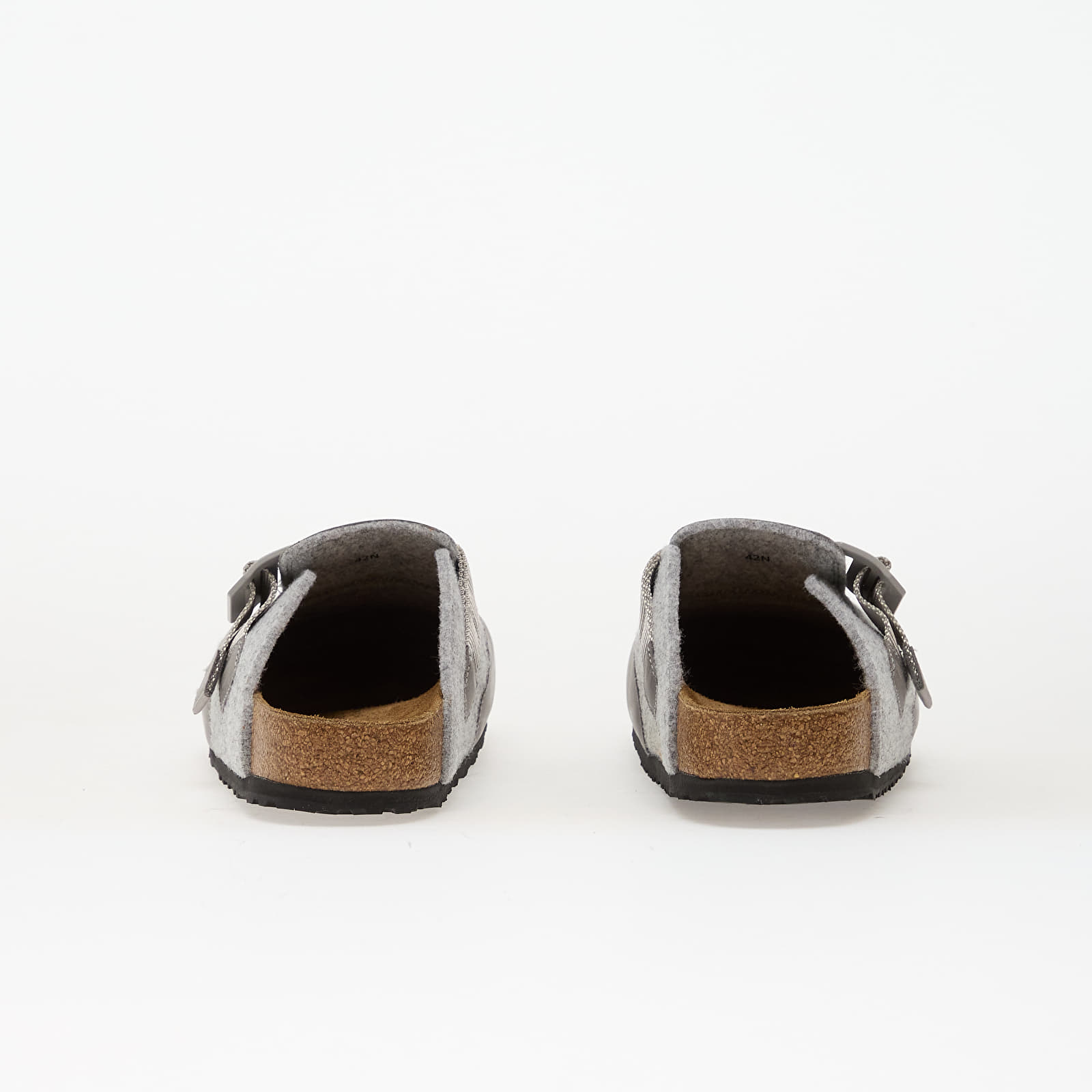 Moški čevlji Birkenstock Boston Nova Felt Leather/ Textile/ Felt Stone Coin