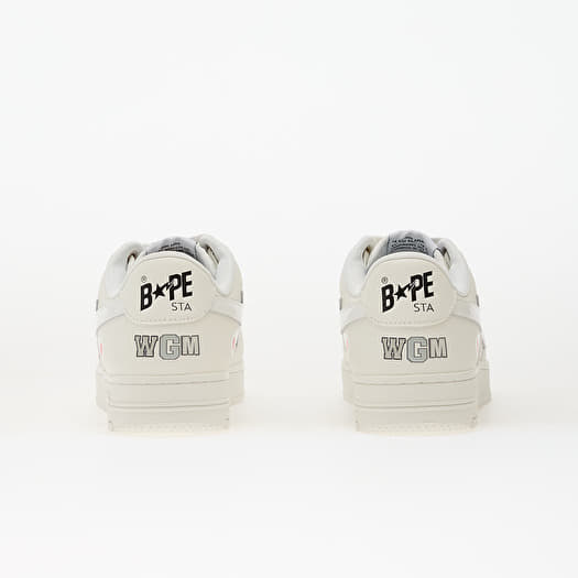 Men's shoes A BATHING APE Bape Sta Shark 2 M2 White