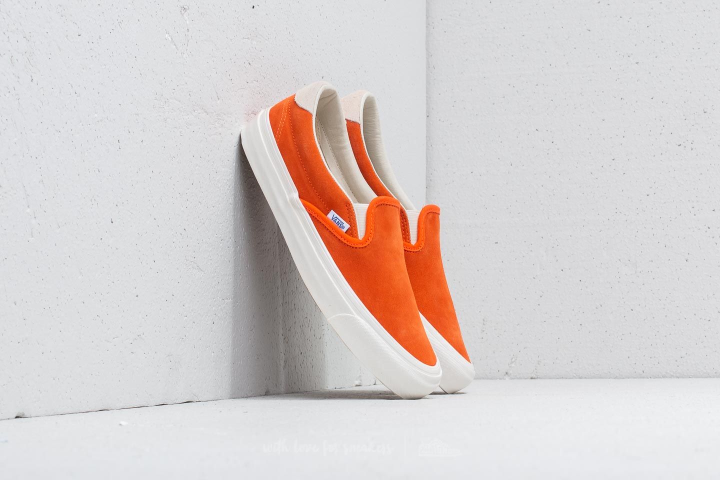 Zapatillas Hombre Vans OG Slip-On 59 LX (Suede) Red Orange/ Marshm