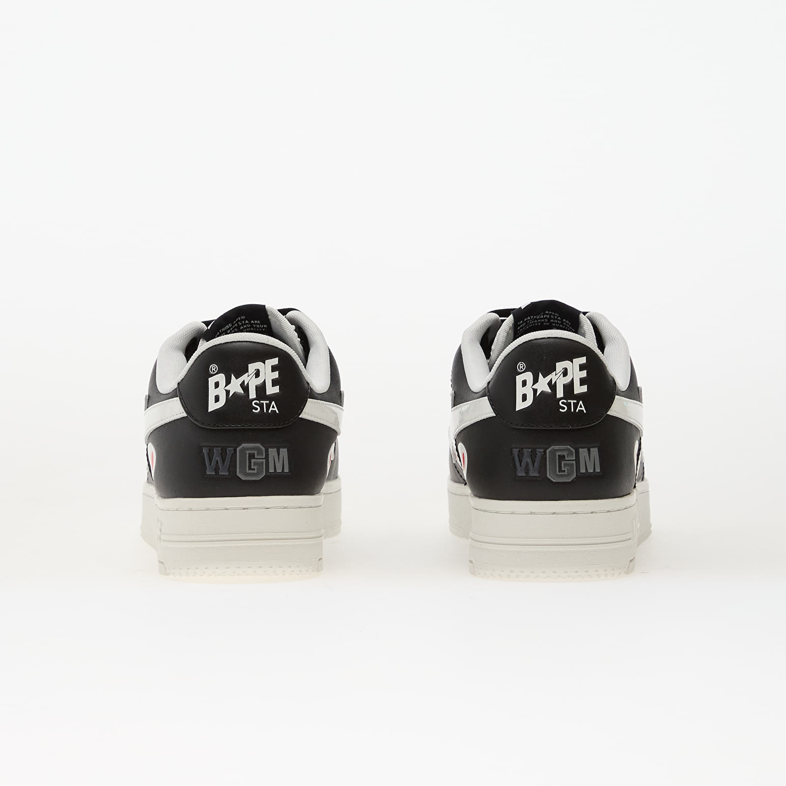 Miesten kengät A BATHING APE Bape Sta Shark 2 M2 Black