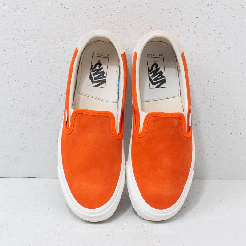 Vans OG Slip-On 59 LX (Suede) Red Orange/ Marshm | Footshop