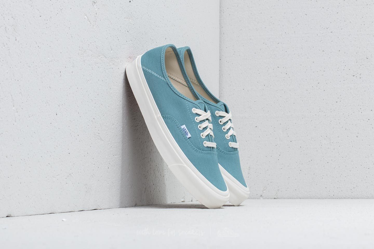 Men s shoes Vans OG Style 43 LX Canvas Smoke Blue Marsh Footshop