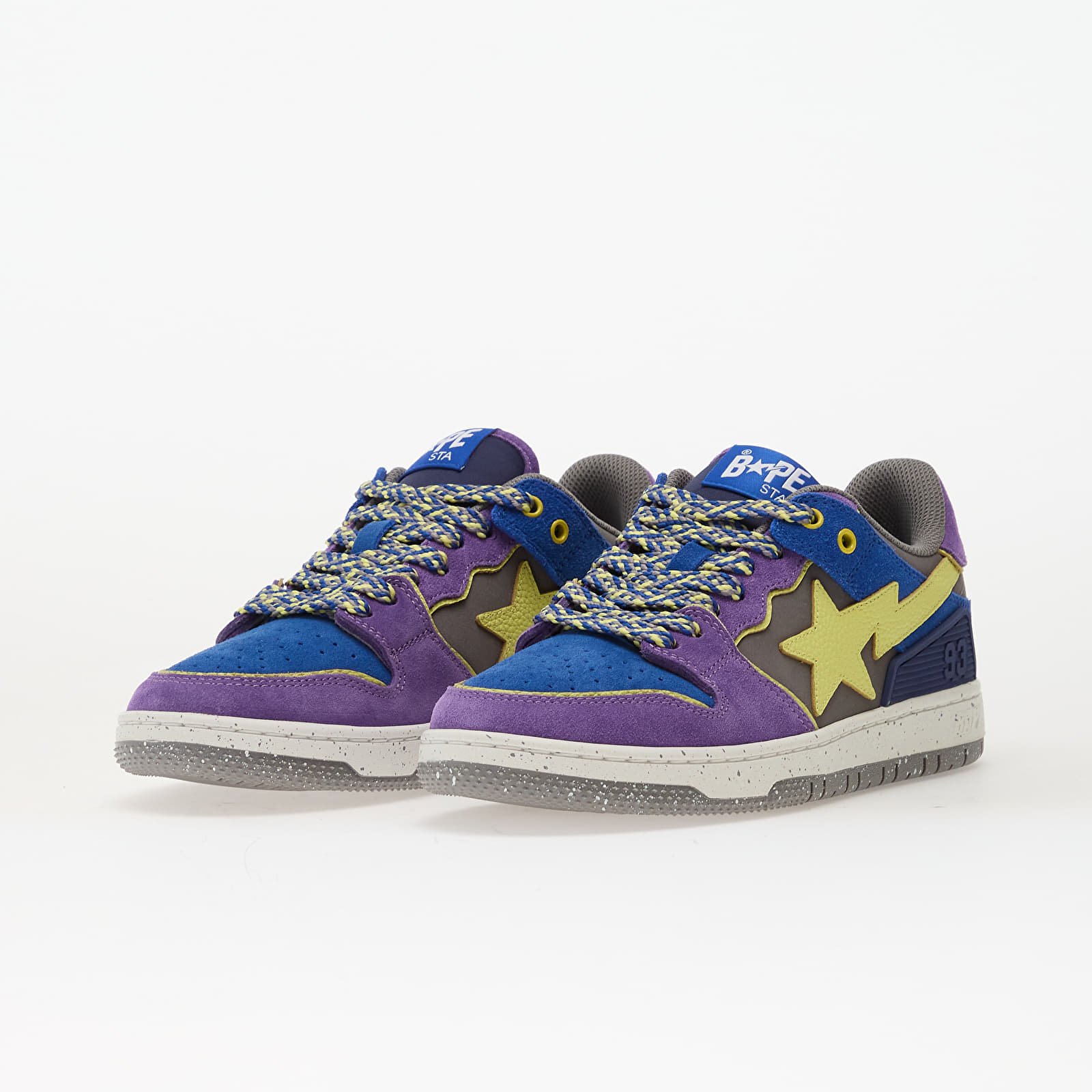 Men's shoes A BATHING APE Bape Sk8 Sta 1 M2 Purple