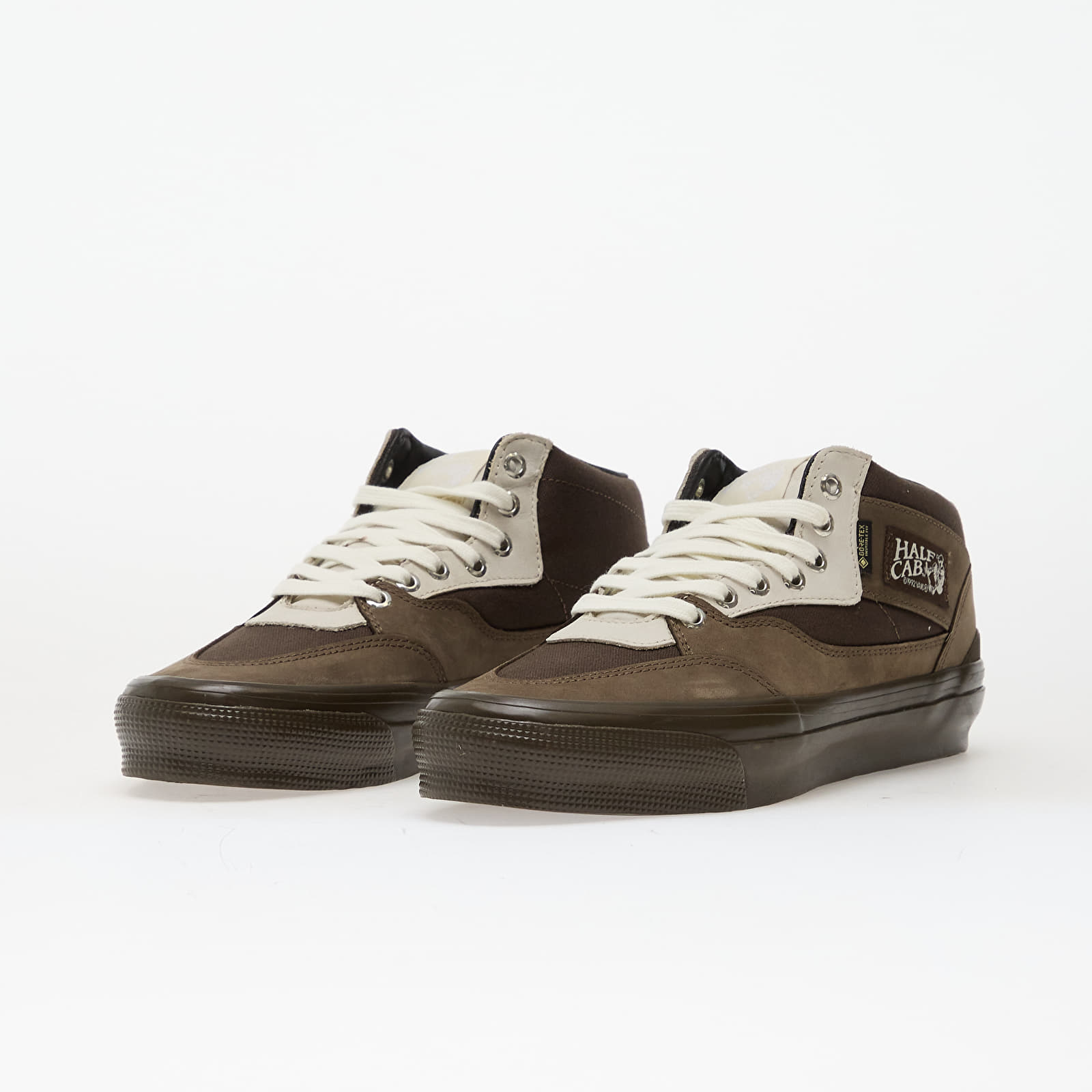 Pánské tenisky a boty Vans LX Half Cab 33 GTX Stockholm Clean Brown