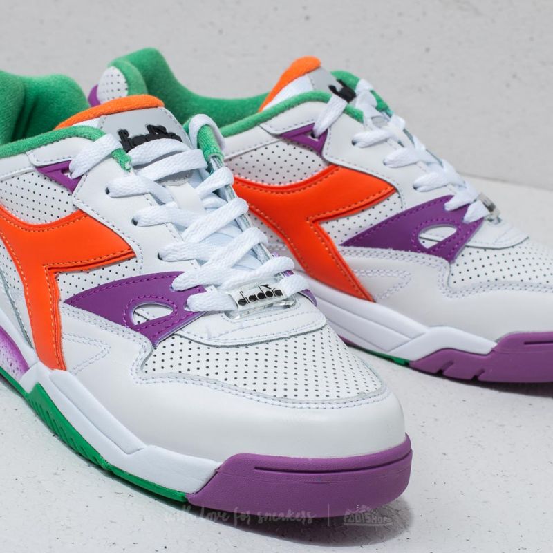 Men's shoes Diadora Rebound Ace White/ Vermillion Orange (C6868