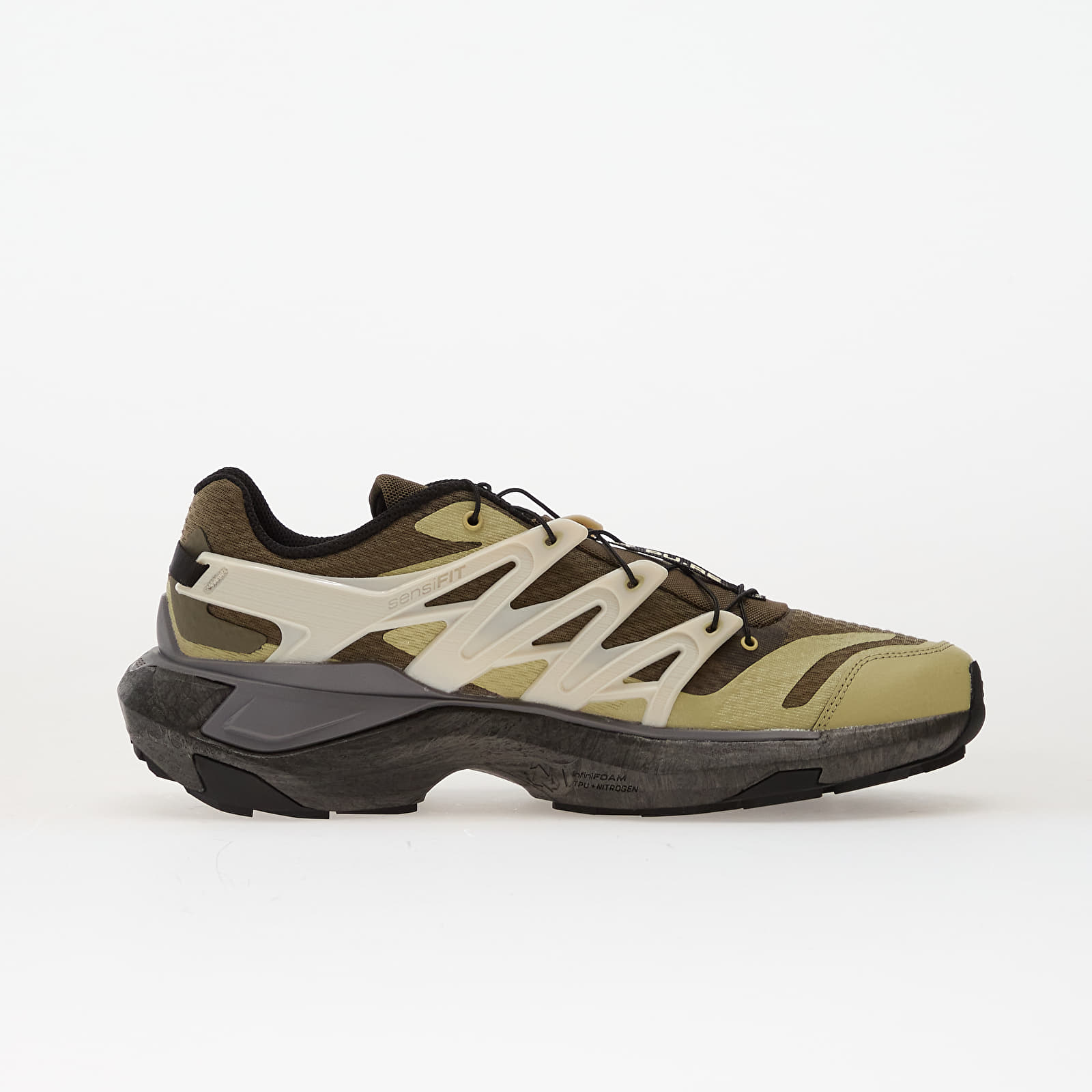 Men's shoes Salomon XT Pu.Re Advanced Stone Gray/ Pale Olive Green/ Vanilla Ice