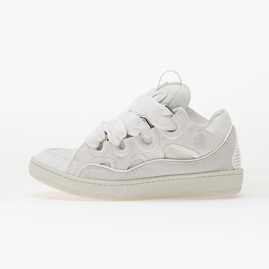 Lanvin Curb Sneakers White