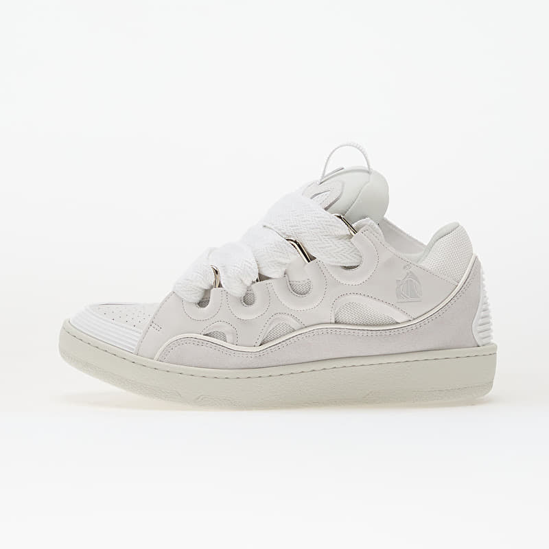 Lanvin Curb Sneakers White