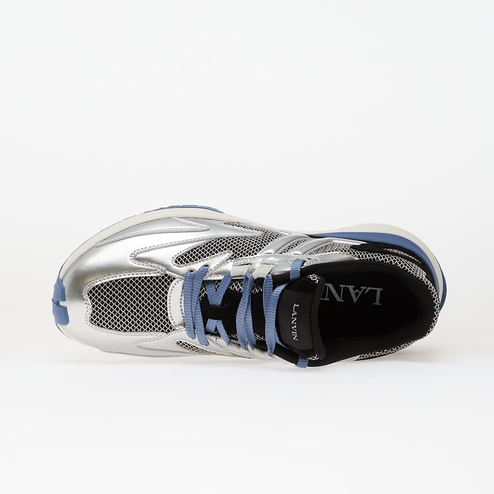 Women's shoes Lanvin Sneakers Jla Silver/ Black