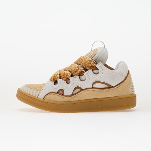 Lanvin Curb Sneakers Optic White/ Honey