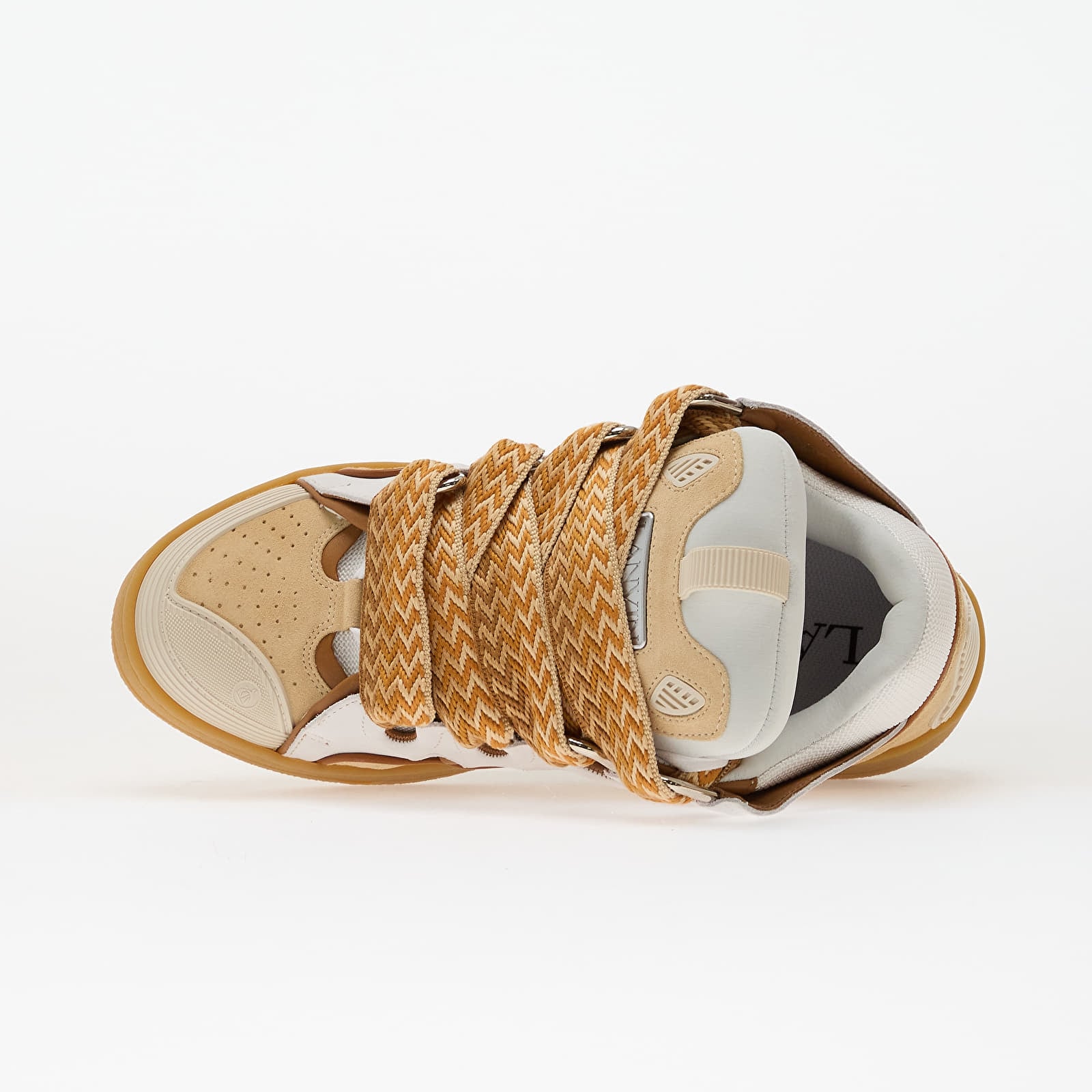 Dámské tenisky a boty Lanvin Curb Sneakers Optic White/ Honey
