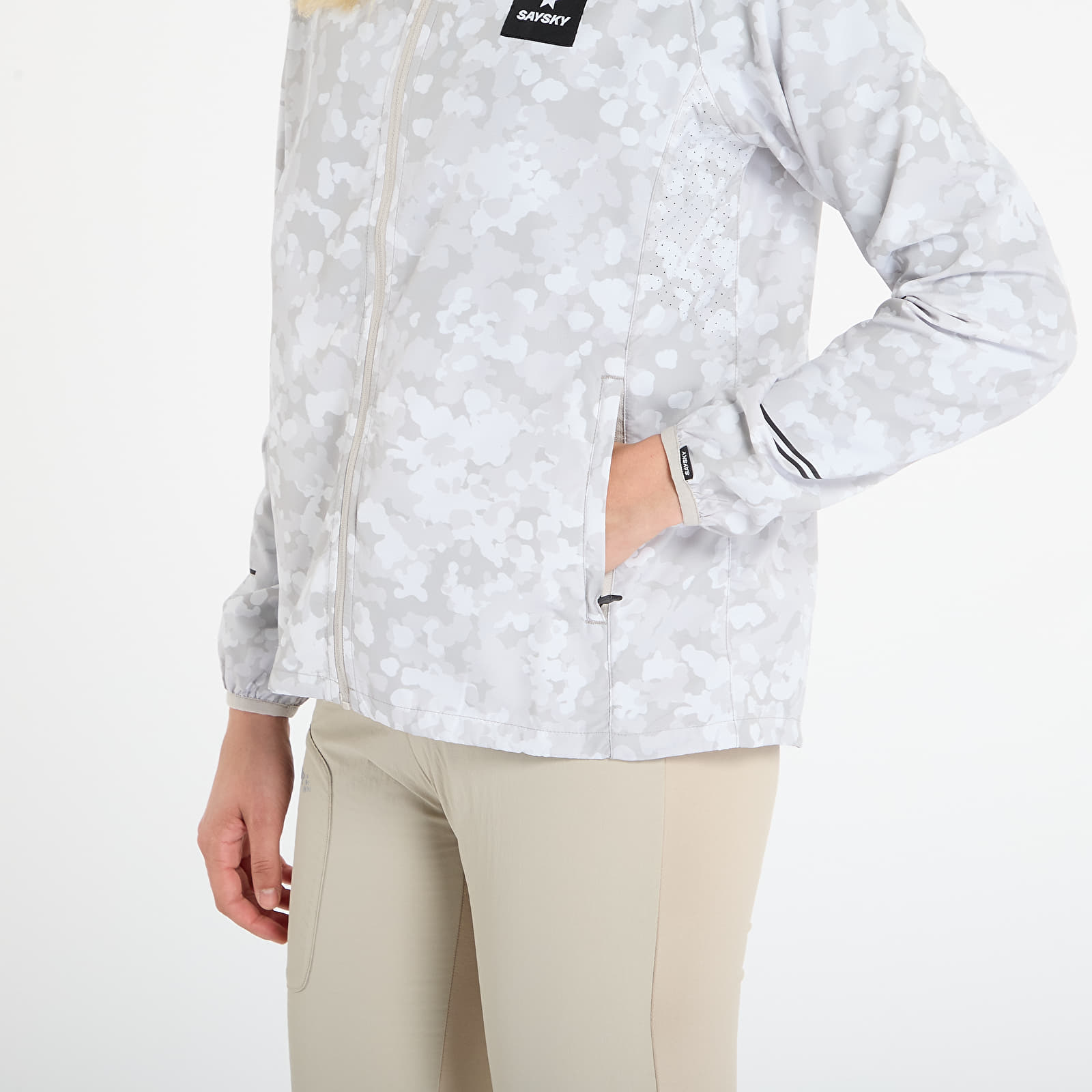 Jakne  SAYSKY W Camo Pace Jacket Sand AOP